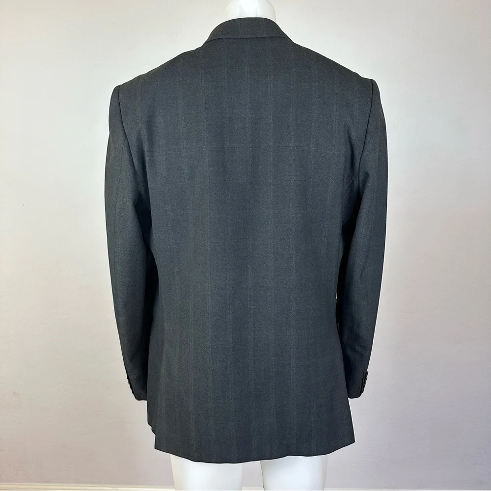 Nicholas Superfine Virgin Wool Classic Gray Men's Blazer